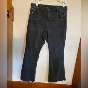 American eagle super high rise flared curvy jeans - size 18